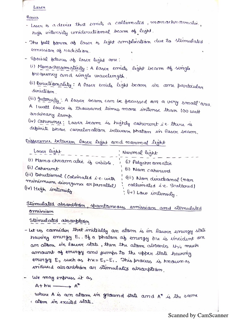 Engineering Physics 1st Semester Notes | PDF