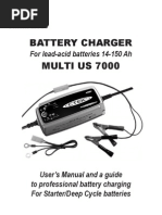 Download CTEK MUS7000 Manual by CTEK Battery Chargers SN47489603 doc pdf