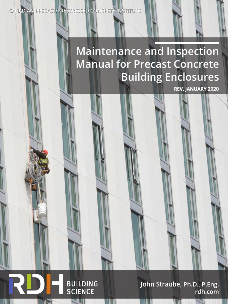 Maintenance and Inspection Manual For Precast Concrete Building ...