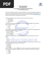 Fluid Mechanics - Problems - July 4