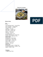 Modifikasi Resep Soto Lamongan Rendah Garam