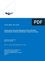 Trim Analisis Studi Kasus Pengaruh terhadap Bahan Bakar dan Stabilitas Kapal