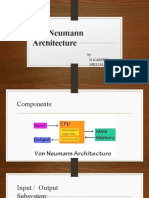 Von Neumann Architecture: by D.Karthik 18R21A1274