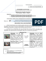 Measuring Tools and Equipment