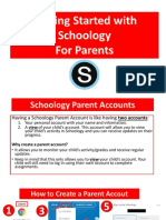 getting started with schoology for parents