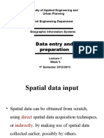Data Entry and Preparation: Faculty of Applied Engineering and Urban Planning Civil Engineering Department