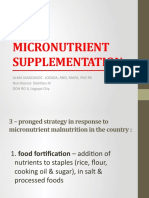 Micronutrient Supplementation: Alma Magdasoc-Lozada, RND, Mapa, PHD Pa Nutritionist - Dietitian IV DOH RO V, Legazpi City