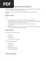 JVM (Java Virtual Machine) Architecture