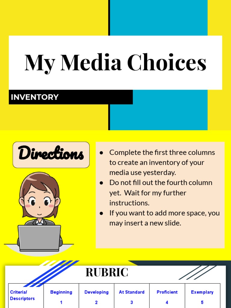 Media Use Inventory and Balance Strategy | PDF | Social Media | Popular ...