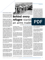 Behind Every Refugee Stands: An Arms Trader