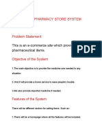 Online Pharmacy Store System