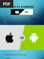 Ios Vs Android: BY N.Sai Charan ECE, 17PQ1A0456