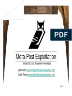 BH US 08 Smith Ames Meta-Post Exploitation PDF