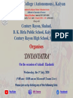 Dnyanyatra B K Birla College New PDF