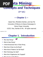 Concepts and Techniques: - Chapter 1