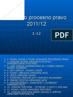 Upravno Procesno 1-12