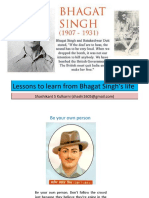 Lessons To Learn From Bhagat Singh's Life