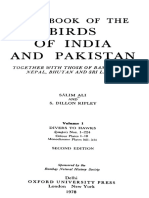 1978 Handbook of Birds of India and Pakistan Vol 1 by Ali and Ripley S PDF