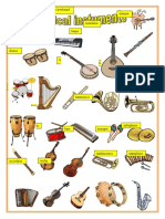 Musical Instruments1 Classroom Posters Picture Dictionaries - 27706