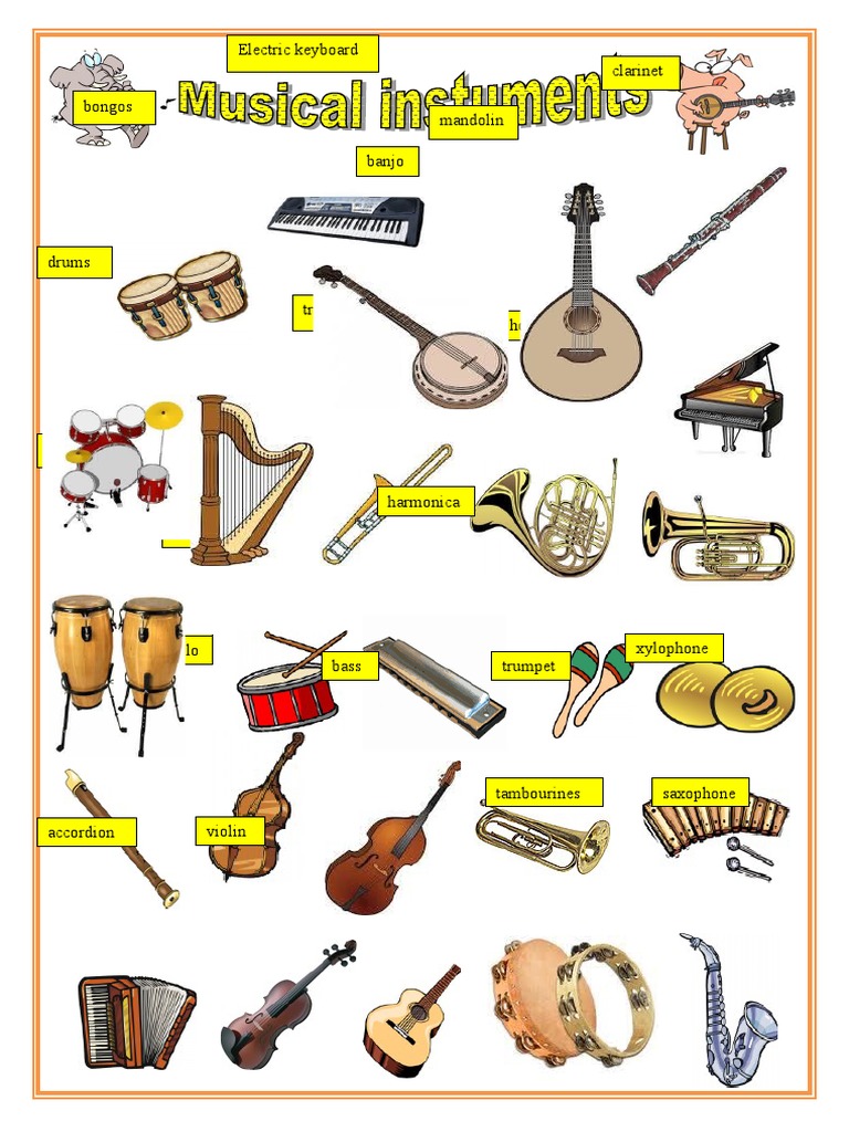 List of Musical Instruments | PDF