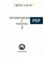Lacan Jacques - Intervenciones Y Textos 2 PDF