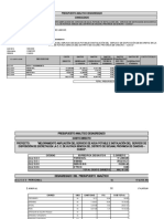 Presupuesto Analítico - PN