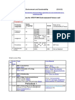 Detailed Course Plan - 15ENV300