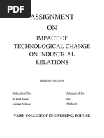 Industrial Relations and Technological