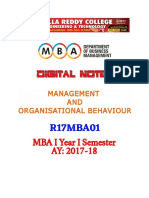 Management and Organisational Behaviour PDF