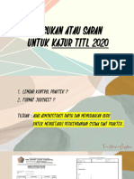 Masukan Atau Saran Untuk Titl-1 PDF