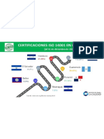 Certificaciones ISO 14001 en Centroamerica al 31 12 2019