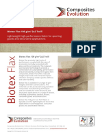 Biotex Flax 100 GSM 2x2 Twill A4 Datasheet