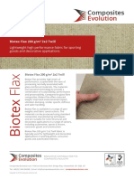 Biotex Flax 200 GSM 2x2 Twill A4 Datasheet