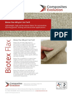 Biotex Flax 400 GSM 2x2 Twill A4 Datasheet