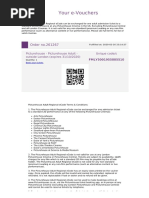 Your E-Vouchers: Order No.261267