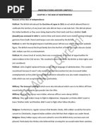 O Level History Notes | PDF | Partition Of India | British Raj