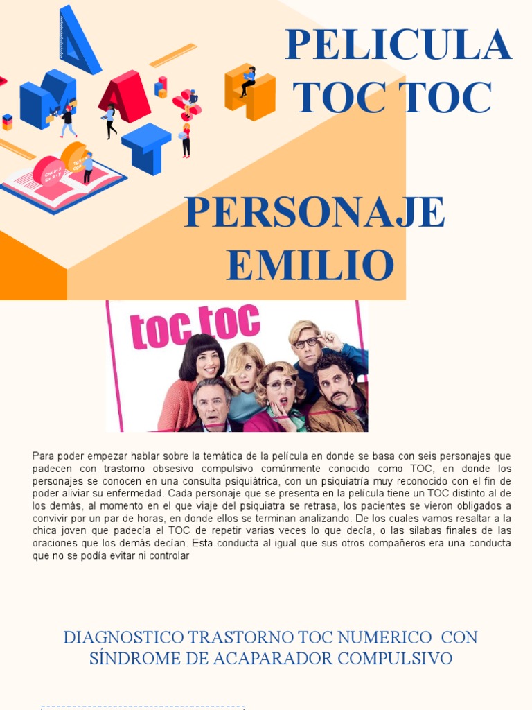 Toc Toc Emilio | PDF | Desorden obsesivo compulsivo | Psicología anormal