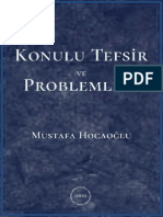 18 - Konulu Tefsir Ve Problemleri - Mustafa Hocaoğlu