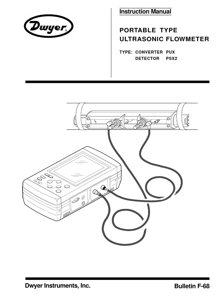 Ultrasonic Flow Meter | PDF | Power Supply | Flow Measurement