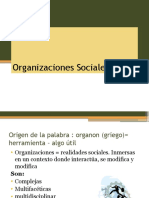 Organizaciones Sociales