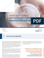 Mission Possible:: Netsuite Aids Nonprofit Innovation and Impact