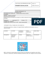 Evaluación de primeros auxilios SENA