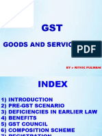 Goods and Services Tax: By:-Ritvic Pulwani