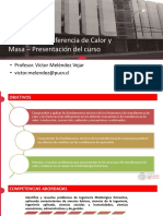 Clase 1 - EIQ 445 - Transferencia de Calor y Masa