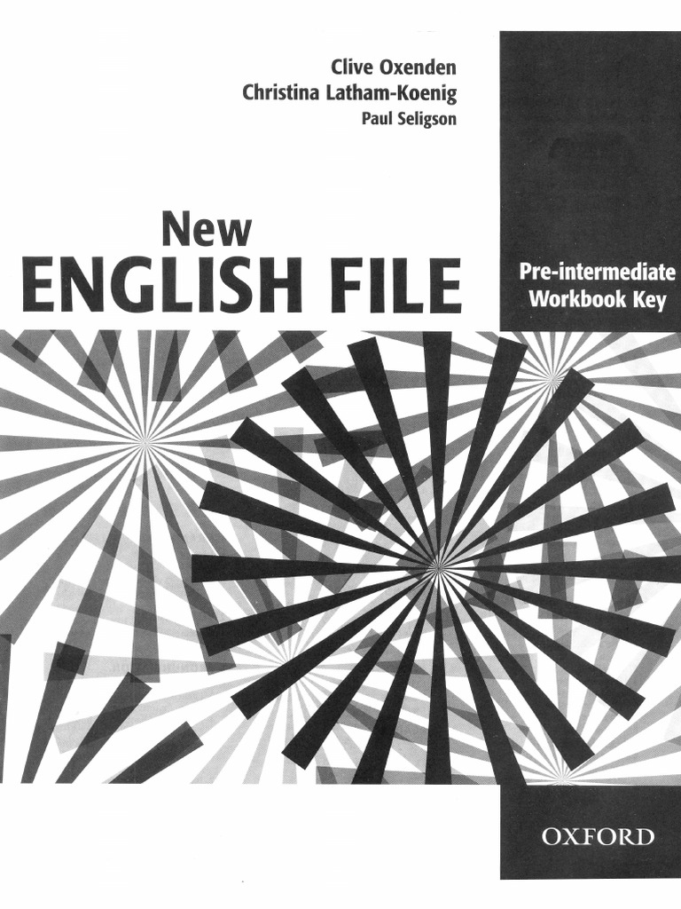 New English File PreIntermediate Workbook Key PDF