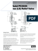 Model PC25/55 Loadsense (LS) Relief Valve: Redesign Features