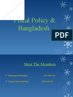 Fiscal Policy & Bangladesh