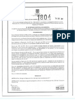 Resolución 1804 de 2017 Horario CTP