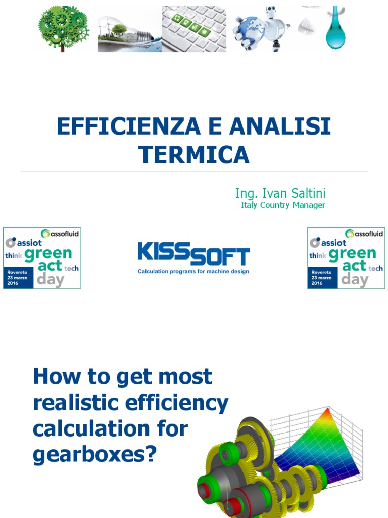 Efficienza E Analisi Termica: Ing. Ivan Saltini | PDF | Manual ...
