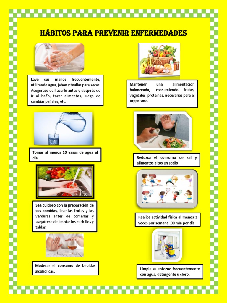 Hábitos para Prevenir Enfermedades | PDF | Salud y bienestar | Estilo ...